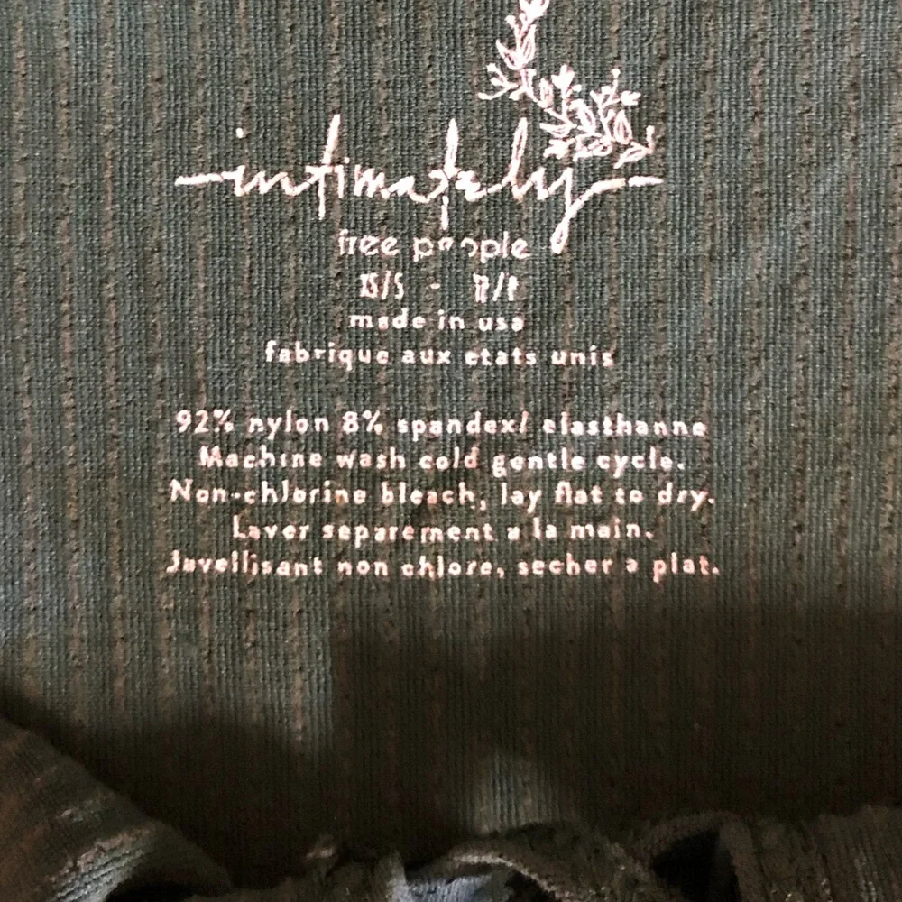 Free People Green Ribbed Tank - Picture 3 of 3